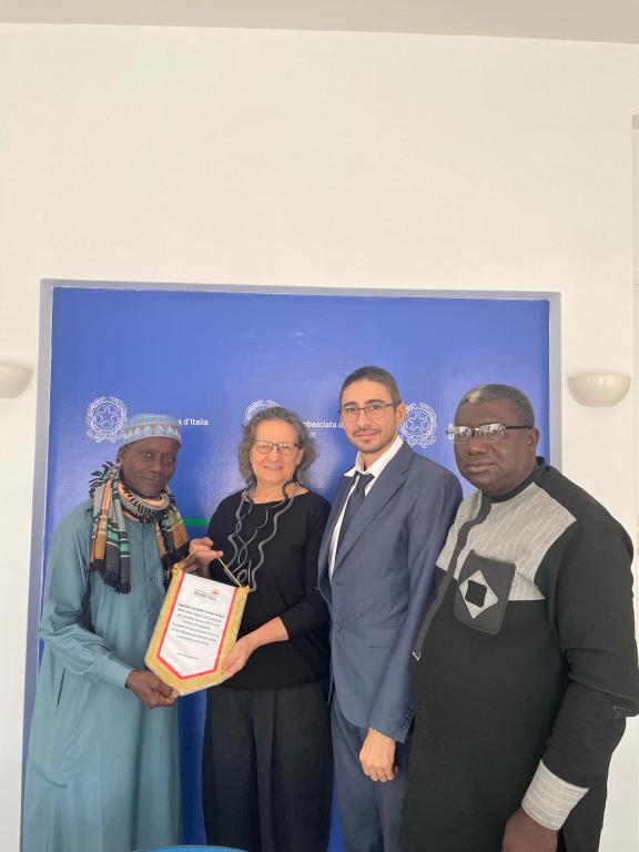 Raoul Vecchio e Ambasciatrice italiana Caterina BERTOLINI
